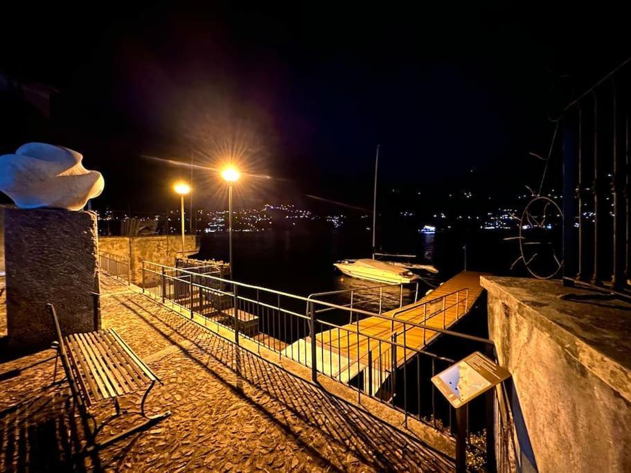 Romantic Home Stone With Amazing View Lake Of Como And Oleandra Laglio Exterior photo
