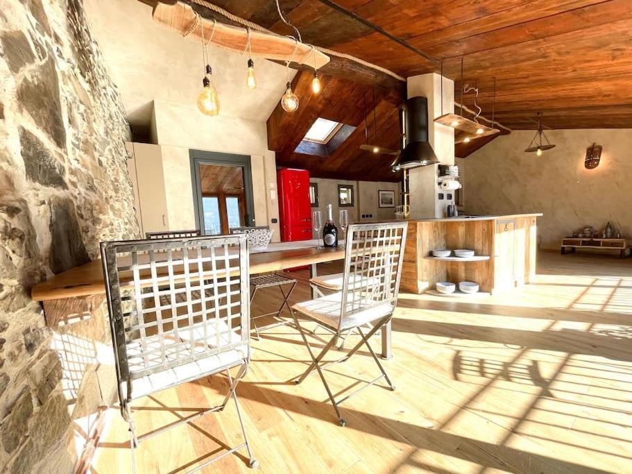 Romantic Home Stone With Amazing View Lake Of Como And Oleandra Laglio Exterior photo