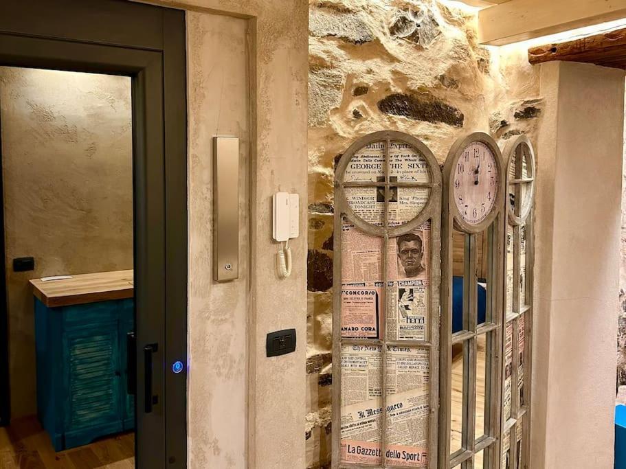 Romantic Home Stone With Amazing View Lake Of Como And Oleandra Laglio Exterior photo